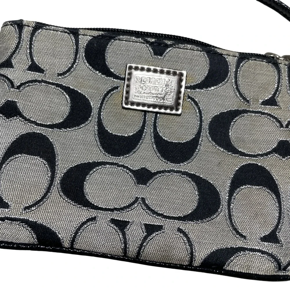 Coach black gray